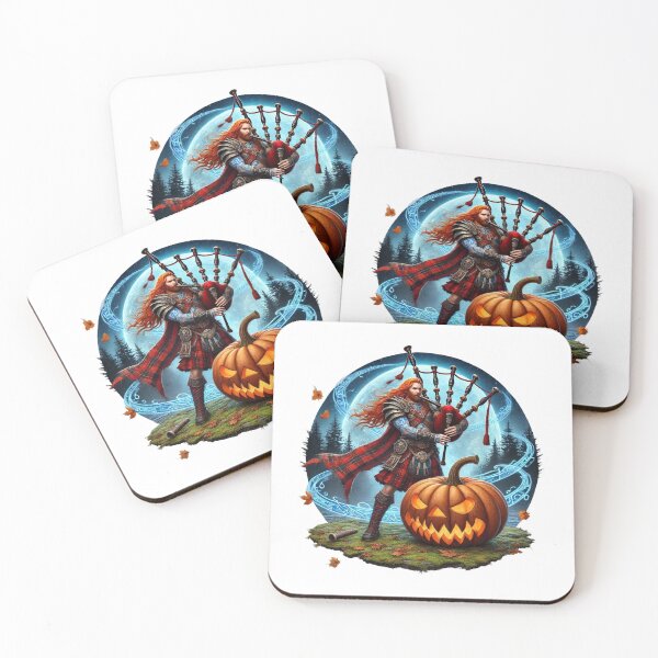 Item preview, Pumpkin Piper – Halloween Highland Warrior designed and sold by CelticSoulShop.