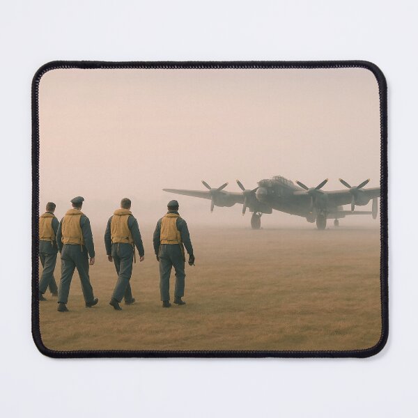 Item preview, Lancaster Bomber Misty Morning Crew designed and sold by Airpower Art.