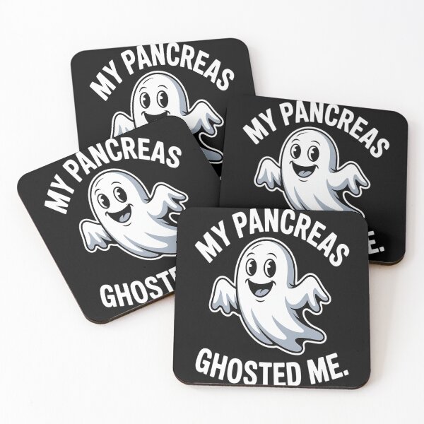 Item preview, Funny Halloween Diabetes Awareness My Pancreas Ghosted designed and sold by VladoZork.