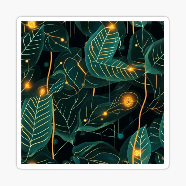 Item preview, Cyber-Organic Foliage designed and sold by MidArtForge.