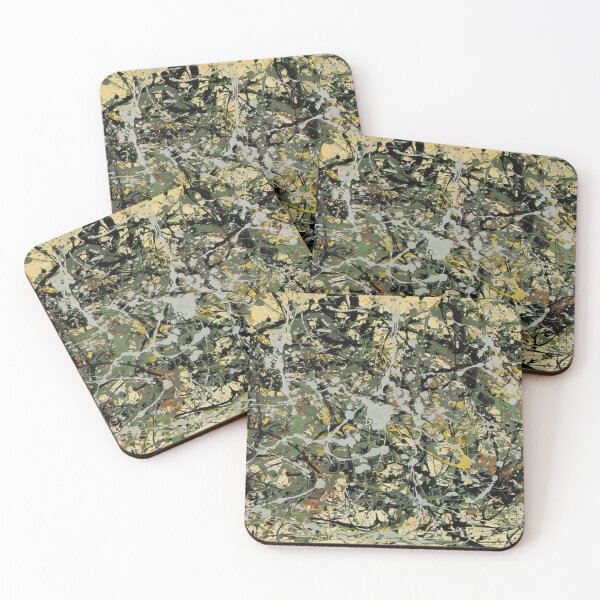 Item preview, jackson pollock painting designed and sold by 4Darty.