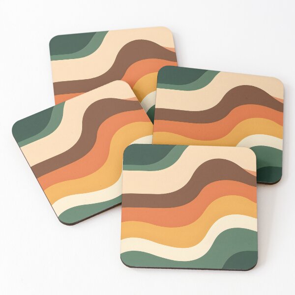 Item preview, Mid Century Modern wavy pattern,  designed and sold by Prints and Lifestyle.