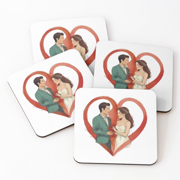 Item preview, Wedding Couple Heart designed and sold by Digiheart.