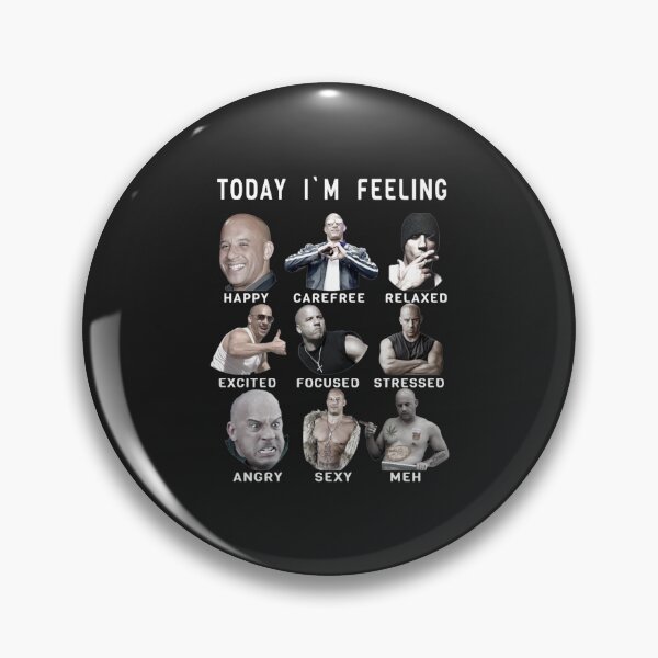 Item preview, Vin Diesel - Funny Feelings - Dominic Toretto designed and sold by BraapMoto.