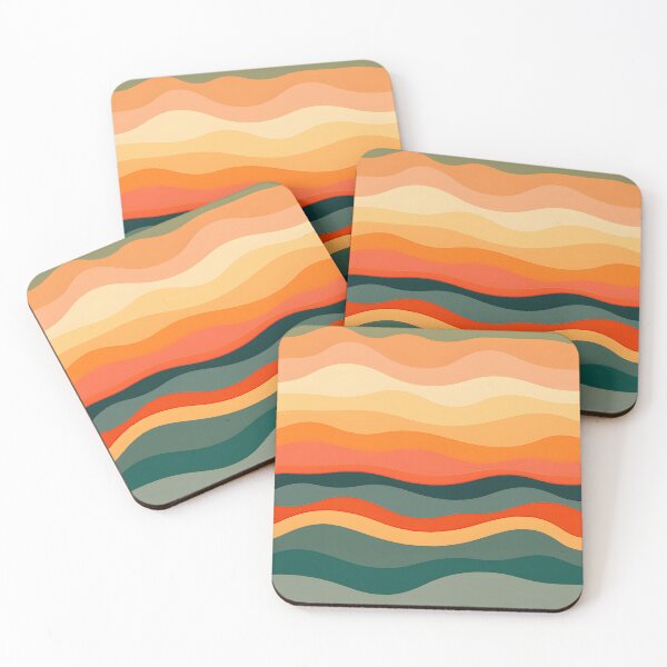 Item preview,  Mid Century Modern wavy pattern,  designed and sold by Prints and Lifestyle.