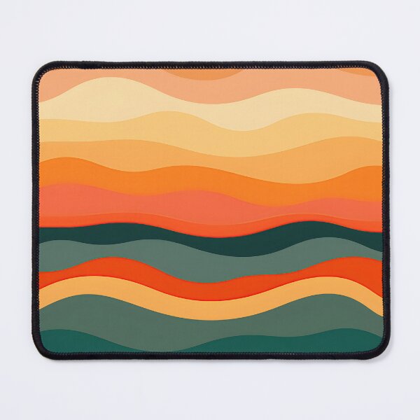 Item preview,  Mid Century Modern wavy pattern,  designed and sold by Prints and Lifestyle.