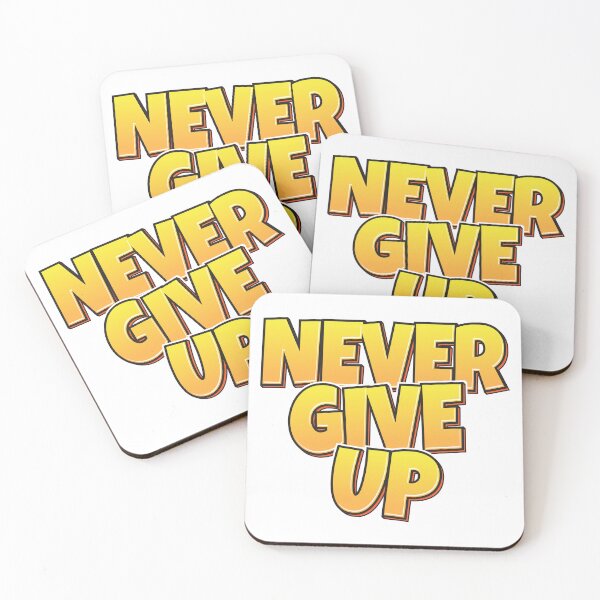 Item preview, Powerful Typography Quote Never Give Up designed and sold by Tong4130.