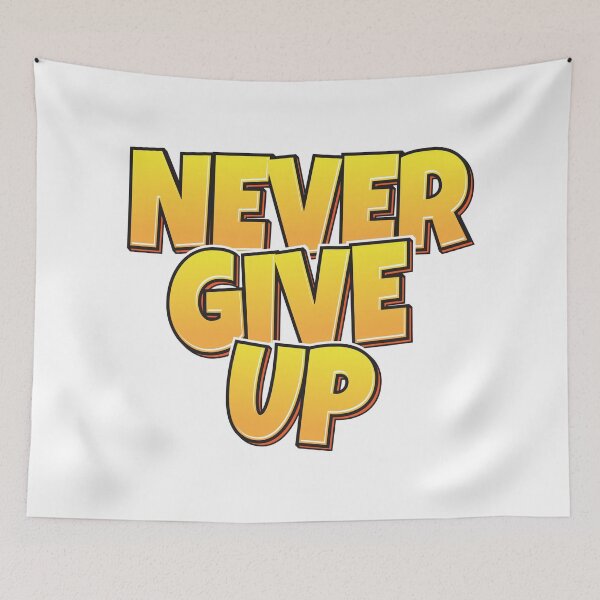 Item preview, Powerful Typography Quote Never Give Up designed and sold by Tong4130.