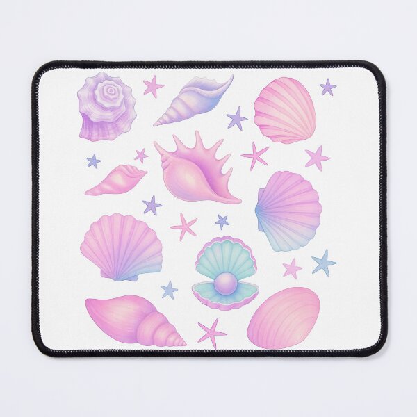 Item preview, Pastel Seashell and Starfish Collection designed and sold by ArtfulWeave.