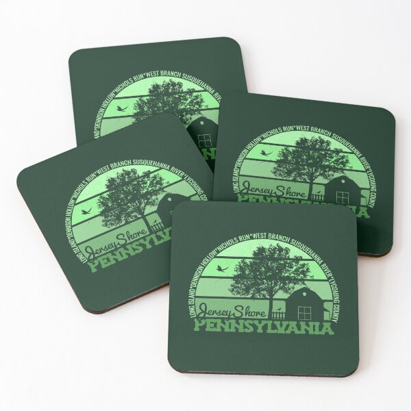 Item preview, Jersey Shore Pennsylvania Sunset Retro Vintage Local Pride Logo designed and sold by CRHPOD20.