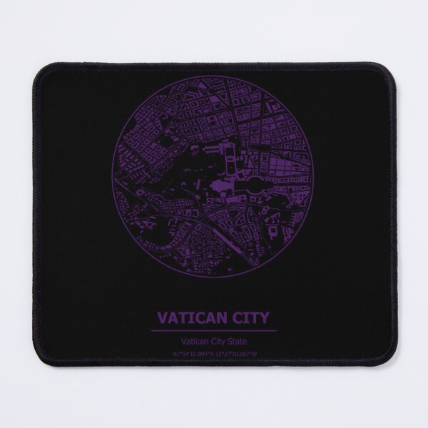 Item preview, Vatican City Map Coordinates Classic designed and sold by vxuhvaisqcy63.