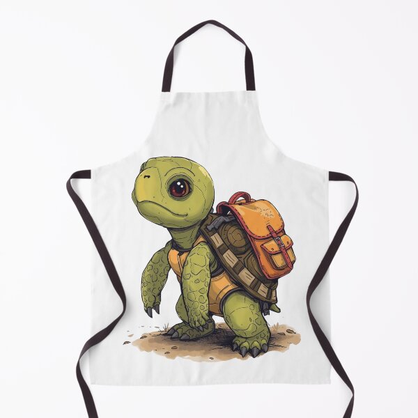 Item preview, Cute Turtle with Backpack – Cute Adventure Animal Design designed and sold by Kayshies8120.