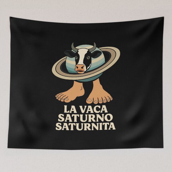 Item preview, La Vaca Saturnita – Italian Brainrot Meme Cow  designed and sold by jotaro210.