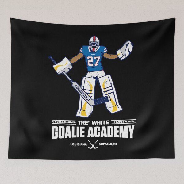 Item preview, TRE White Goalie Academy   	 designed and sold by oberezngnl51.