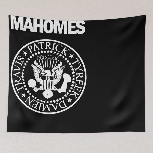 Item preview, Patrick Mahomes Ramones Tribute - Superbowl Liv Lineup designed and sold by TatuErkko.