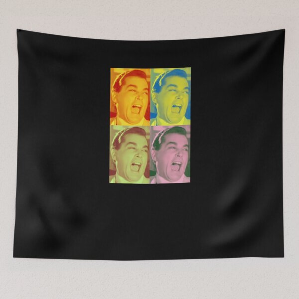 Item preview, Ray Liotta Laugh mafia gangster movie Goodfellas painting multi-color  	 designed and sold by rjjysirdv44.