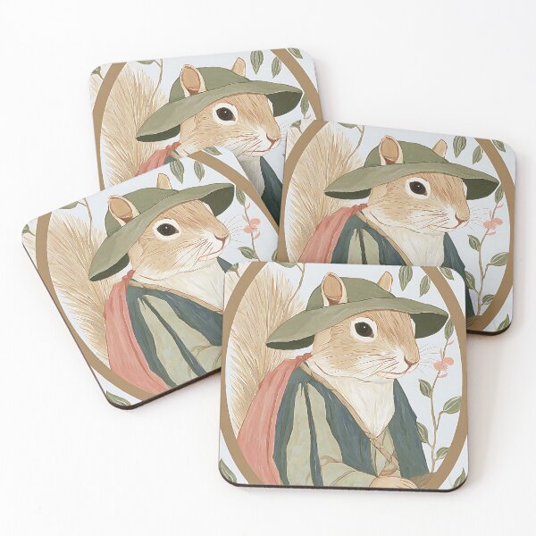 Item preview, Charming Cottagecore Squirrel designed and sold by bapupa.