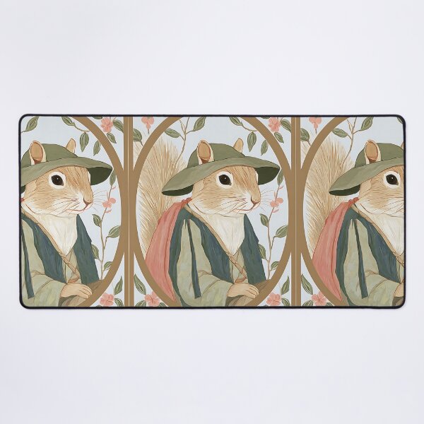 Item preview, Charming Cottagecore Squirrel designed and sold by bapupa.