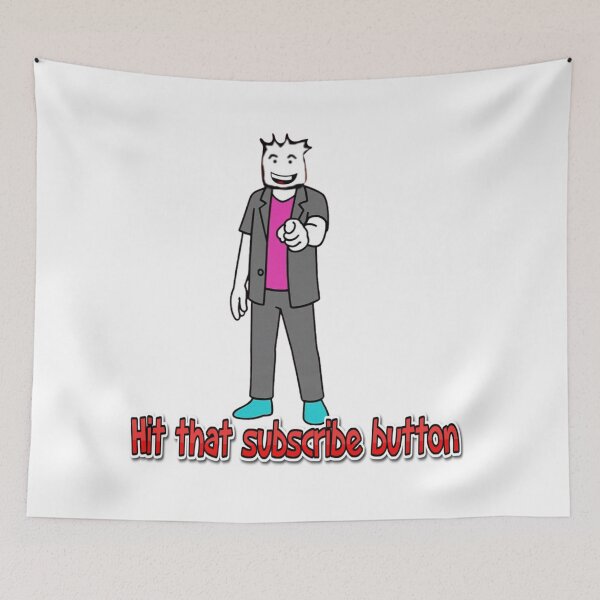 Item preview, SamiVaporStudios 'Hit that subscribe button' T-shirt designed and sold by SamiVaporStudio.