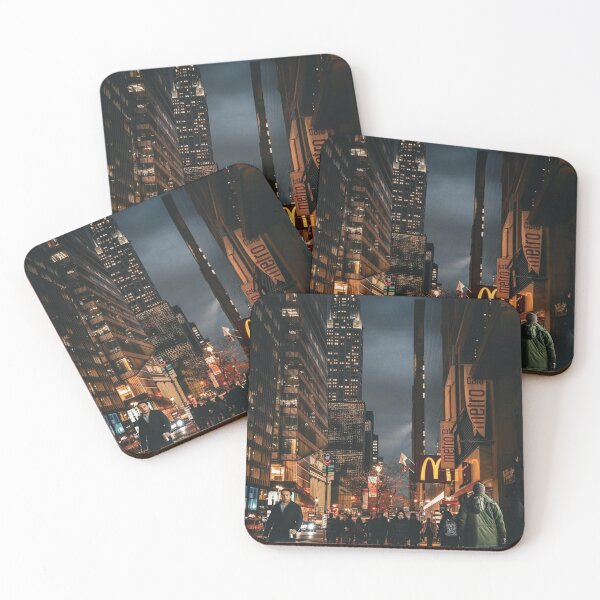 Item preview, Bustling Lee Jeans aCity Crosswalk designed and sold by Carola K  Pokka.