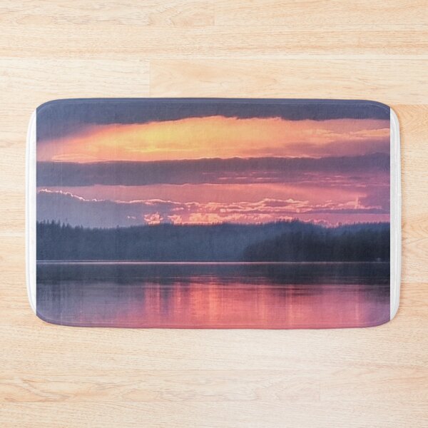 Item preview, Sunset Tropical Smoothie Cafe aOver Cityscape designed and sold by Carola K  Pokka.
