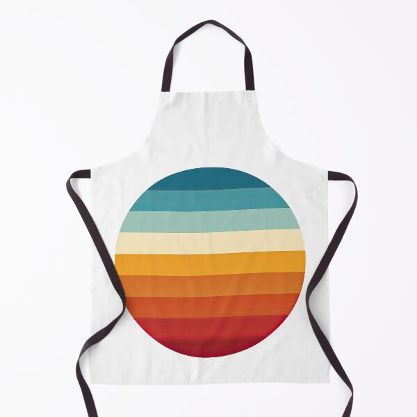 Item preview, Retro Sunset Stripes Circle Design designed and sold by ArtfulWeave.