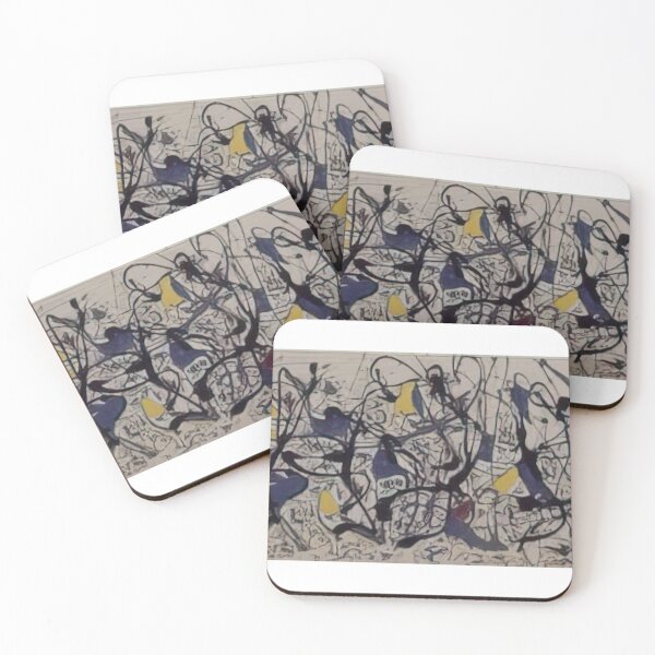 Item preview, jackson pollock painting designed and sold by 4Darty.