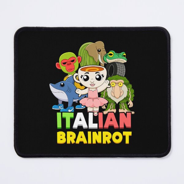 Item preview, Italian Brainrot Characters Meme Weirdcore Squad designed and sold by jotaro210.