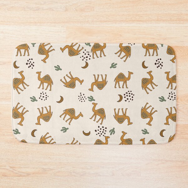 Item preview, Boho Camel Pattern – Desert Folk Art Style designed and sold by  Boho Vibes Studio.
