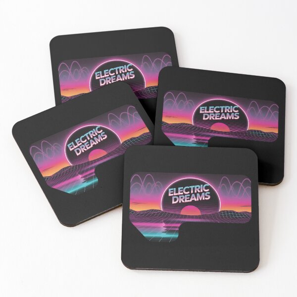 Item preview, Electric Dreams – Retro Synthwave Neon Sunset designed and sold by 404wearpl.