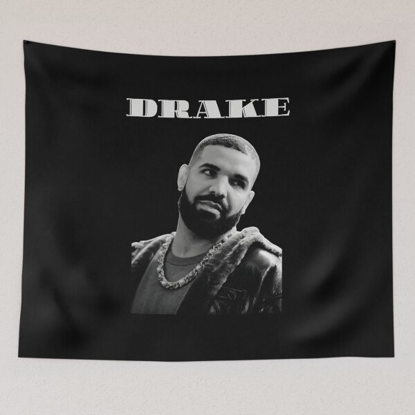 Item preview, Drake Retro Portrait Vintage Black And White Aesthetic designed and sold by jotaro201.