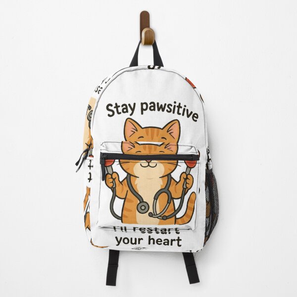 Item preview, Ginger Cat Defibrillator - Paramedic Humor designed and sold by DamioPolArt.
