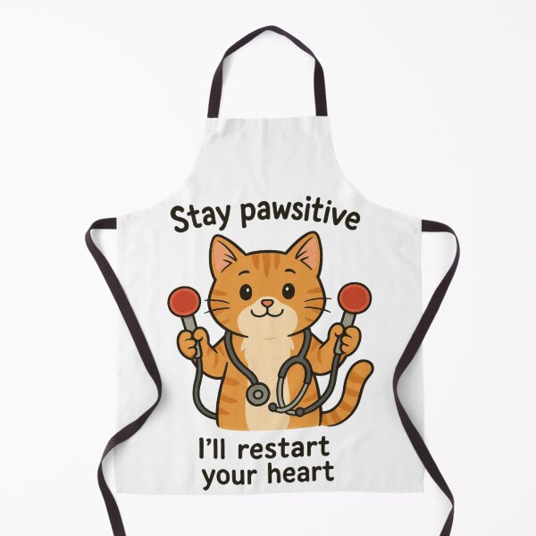 Item preview, Ginger Cat Defibrillator - Paramedic Humor designed and sold by DamioPolArt.