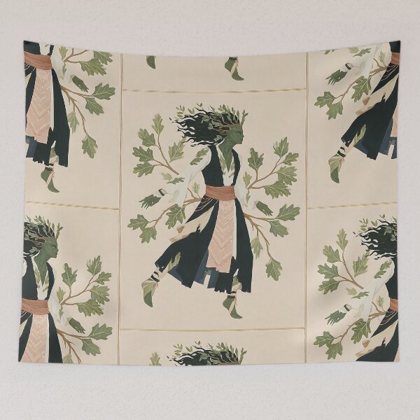 Item preview, Ethereal Cottagecore Dryad designed and sold by bapupa.