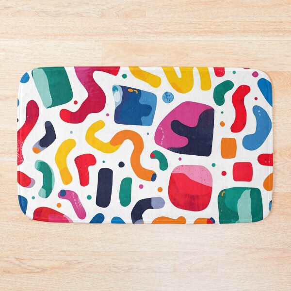 Item preview, Memphis Squiggle Block Scatter 1 designed and sold by Tom-Johnson.
