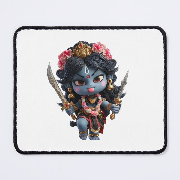 Item preview, Cute Chibi Kali Illustration – Hindu Goddess Art in Kawaii Style designed and sold by GoldenChiArt.