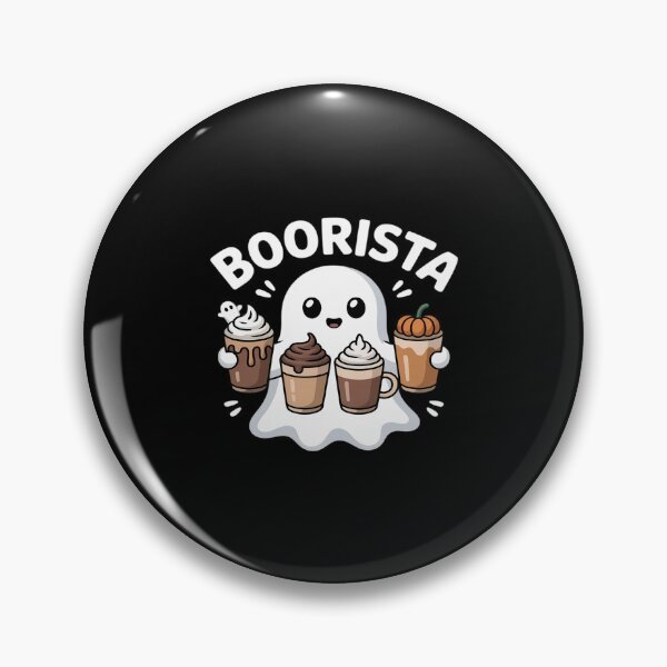 Item preview, Boorista Boo Coffee, Halloween Spooky Ghost Coffee Barista designed and sold by KingsLife1994.