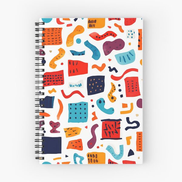 Item preview, Memphis Squiggle Block Scatter 3 designed and sold by Tom-Johnson.