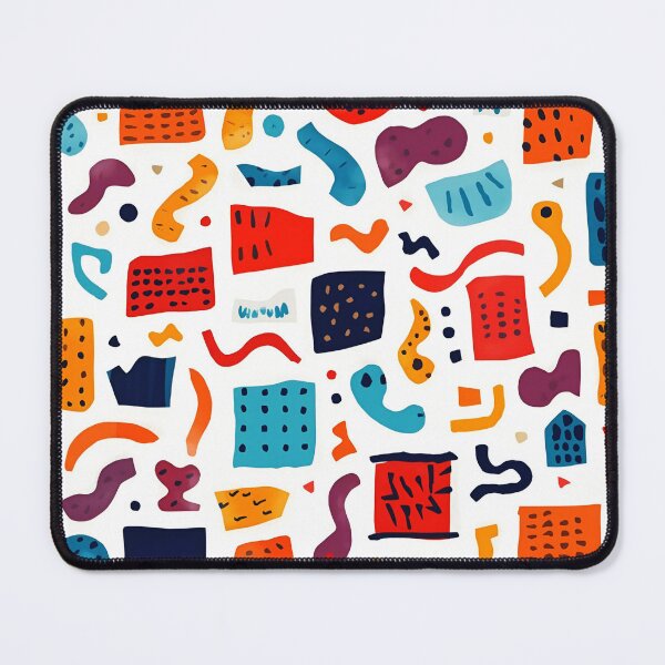 Item preview, Memphis Squiggle Block Scatter 3 designed and sold by Tom-Johnson.