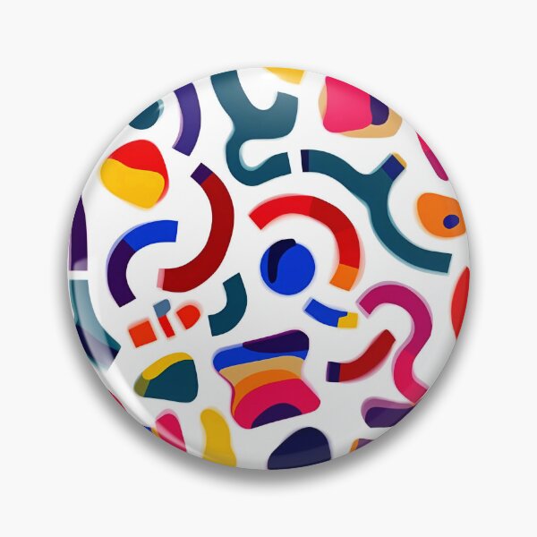 Item preview, Memphis Squiggle Block Scatter 4 designed and sold by Tom-Johnson.