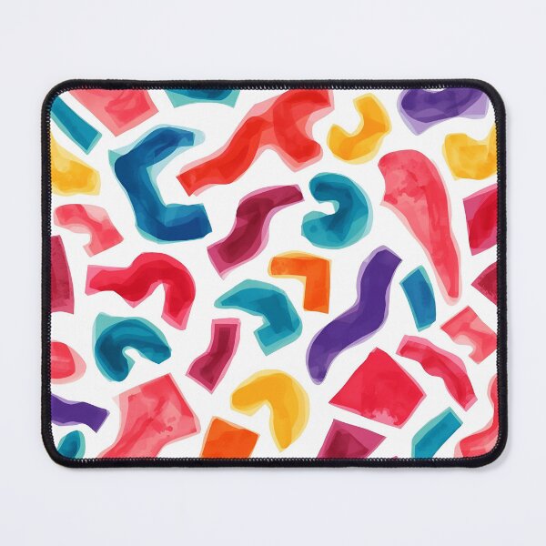 Item preview, Memphis Squiggle Block Scatter 5 designed and sold by Tom-Johnson.