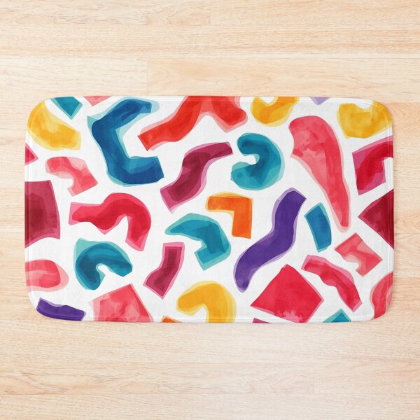Item preview, Memphis Squiggle Block Scatter 5 designed and sold by Tom-Johnson.