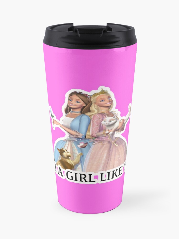 barbie travel mug