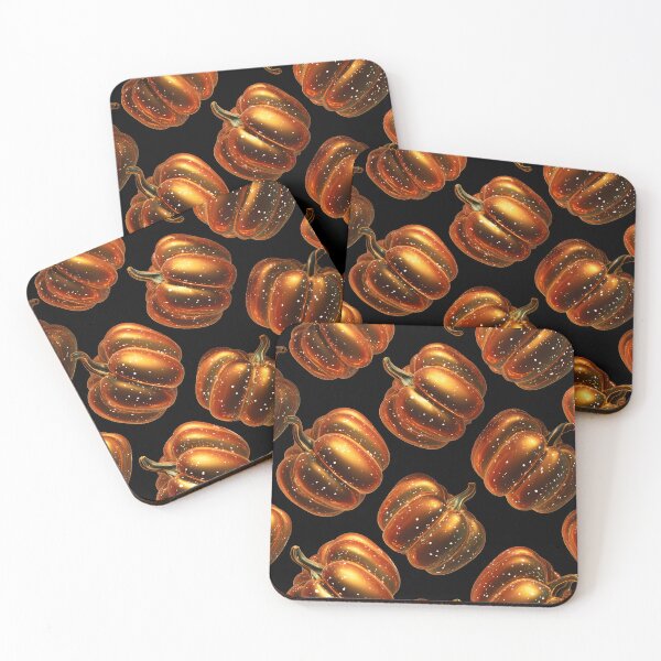 Item preview, Futuristic Metallic Pumpkins | Retro Sci-Fi Halloween Wall Art & Decor 8 designed and sold by Velvetcosmonova.