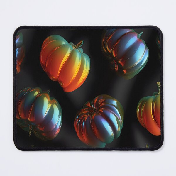 Item preview, Futuristic Metallic Pumpkins | Retro Sci-Fi Halloween Wall Art & Decor 9 designed and sold by Velvetcosmonova.