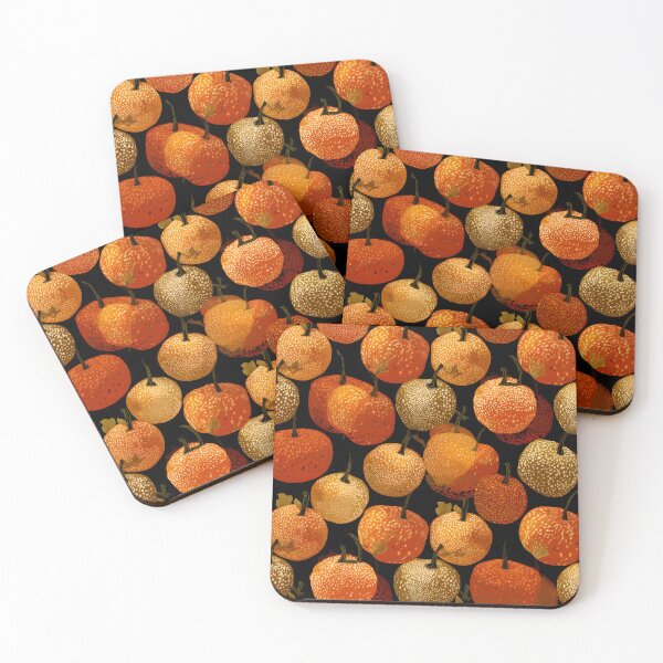 Item preview, Futuristic Metallic Pumpkins | Retro Sci-Fi Halloween Wall Art & Decor 10 designed and sold by Velvetcosmonova.