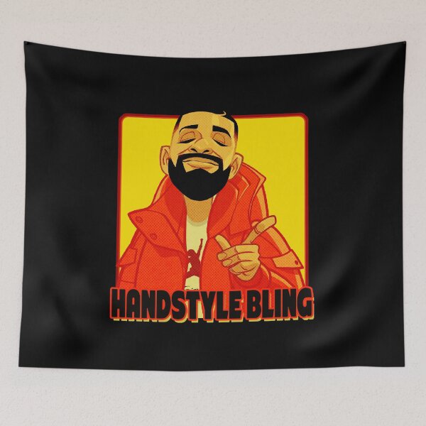 Item preview, Drake Handstyle Bling Cartoon Hip Hop Urban Character designed and sold by jotaro201.