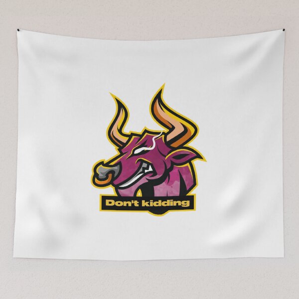 Item preview, Fierce Bull Logo – Don’t Kidding designed and sold by Design-BO.