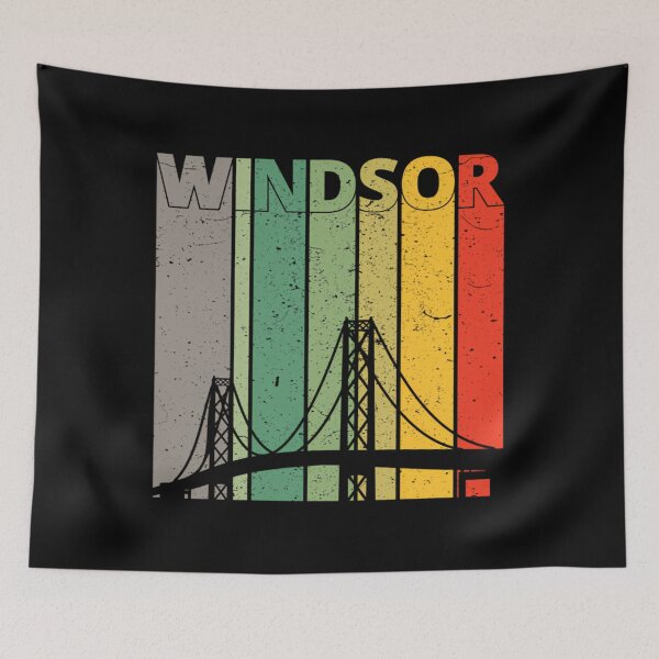 Item preview, Windsor Ambassador Bridge Vintage Retro Design  	 designed and sold by cpdgrpxhg51.