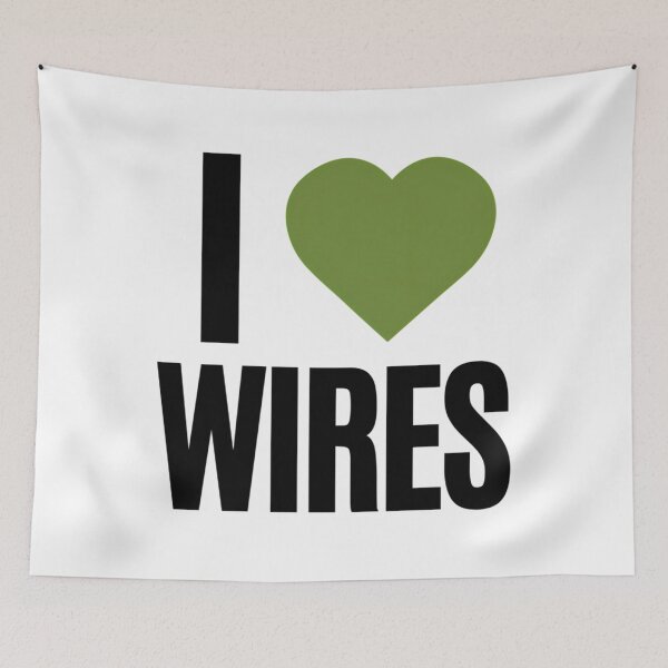 Item preview, I Heart Green Wires - Badge Design designed and sold by EstrellaGoyette.
